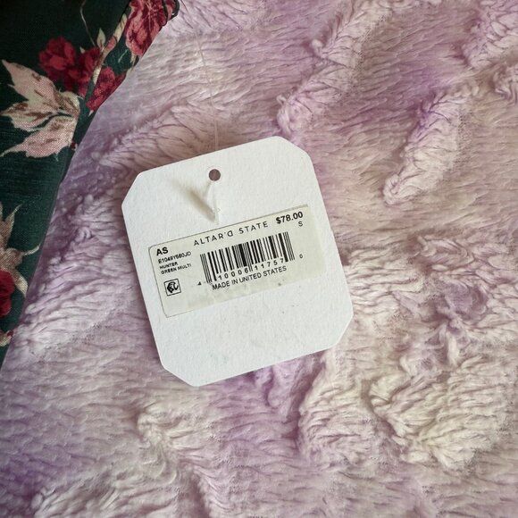 Altar'd State Clover Floral Bubble Dress, Size S - Picture 4 of 8